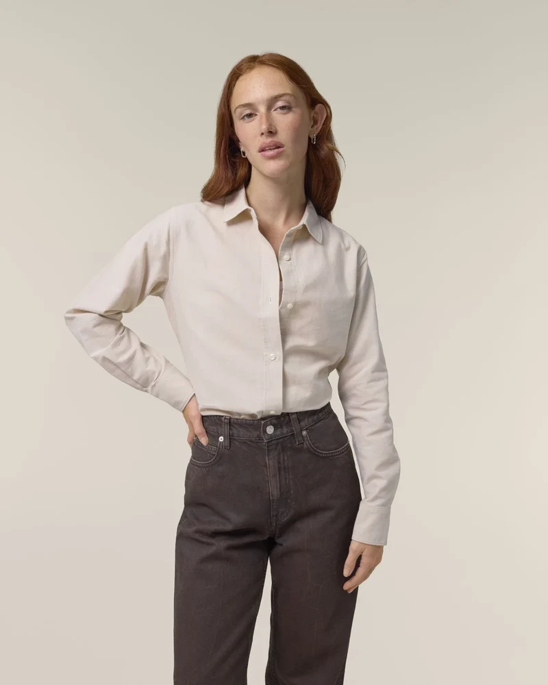 Oxford Shirt Medium Fit Stanley/Stella zum Personalisieren