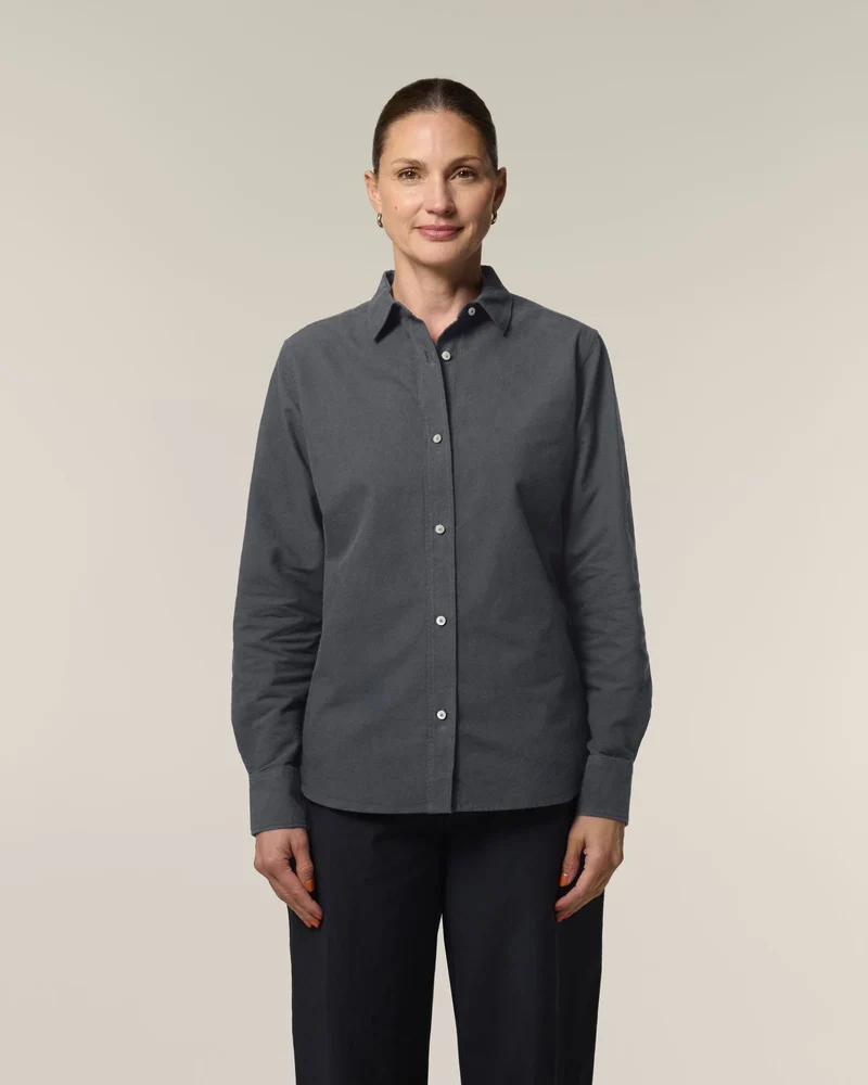 Oxford Shirt Medium Fit Stanley/Stella zum Personalisieren