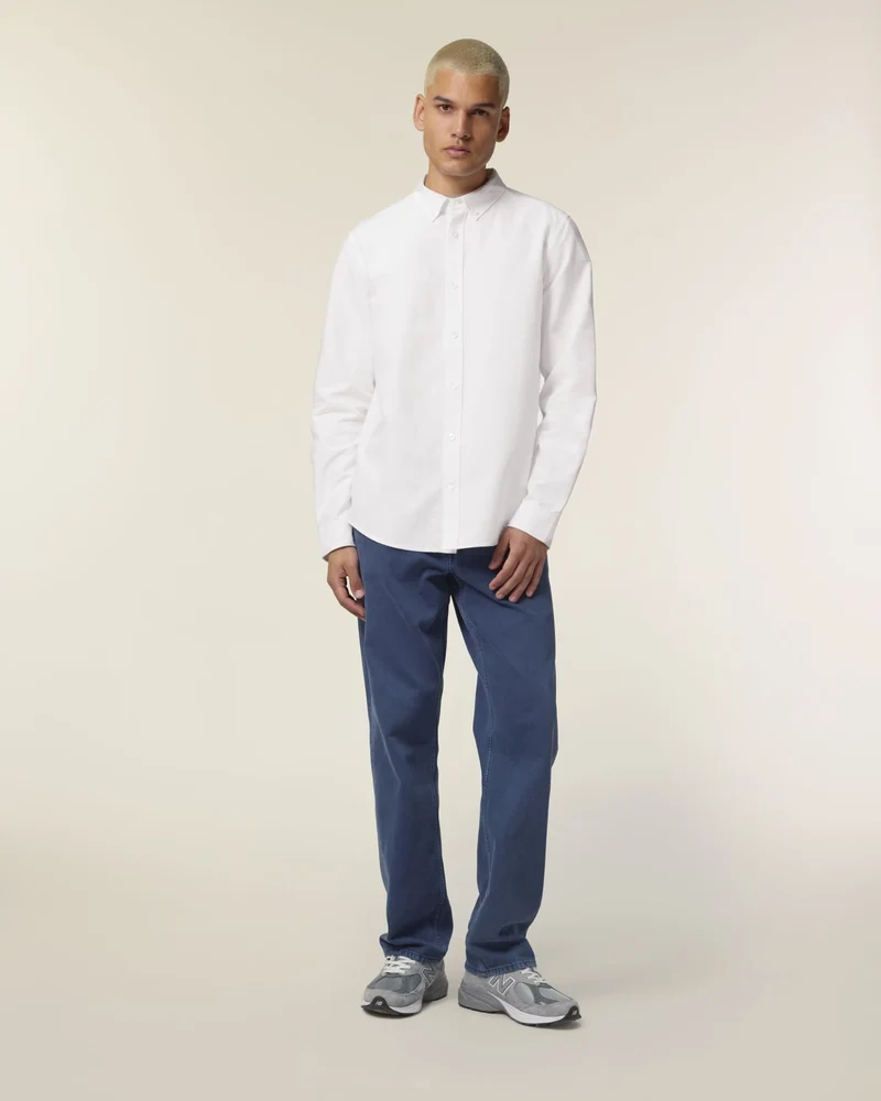 Hemd Bio-Baumwolle Stanley/Stella Oxford zum Personalisieren