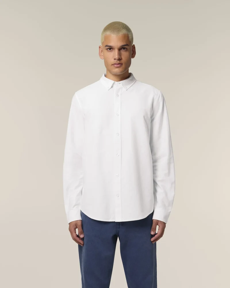 Hemd Bio-Baumwolle Stanley/Stella Oxford zum Personalisieren