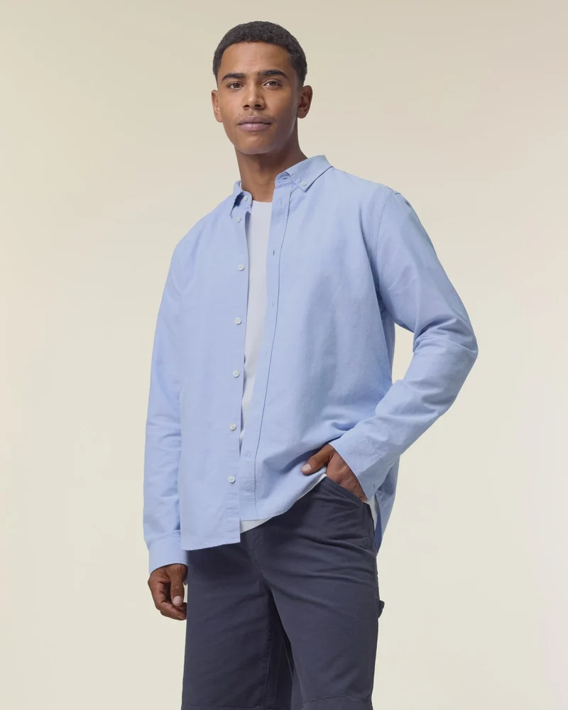 Hemd Bio-Baumwolle Stanley/Stella Oxford zum Personalisieren
