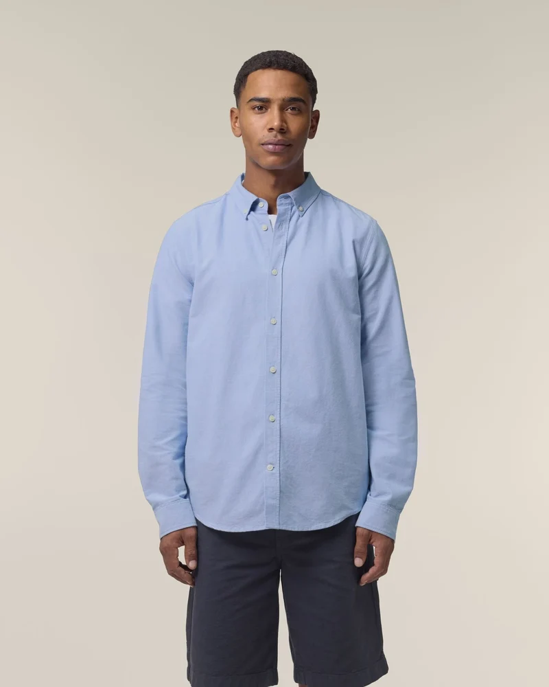 Hemd Bio-Baumwolle Stanley/Stella Oxford zum Personalisieren