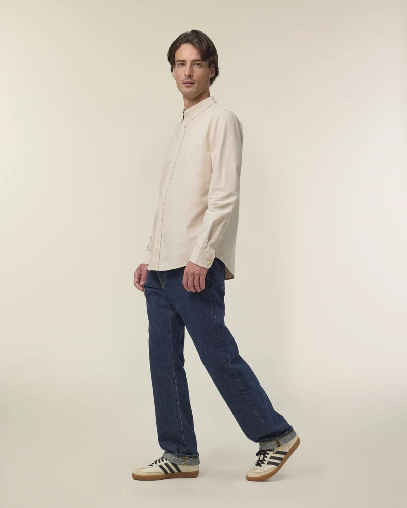 Hemd Bio-Baumwolle Stanley/Stella Oxford zum Personalisieren