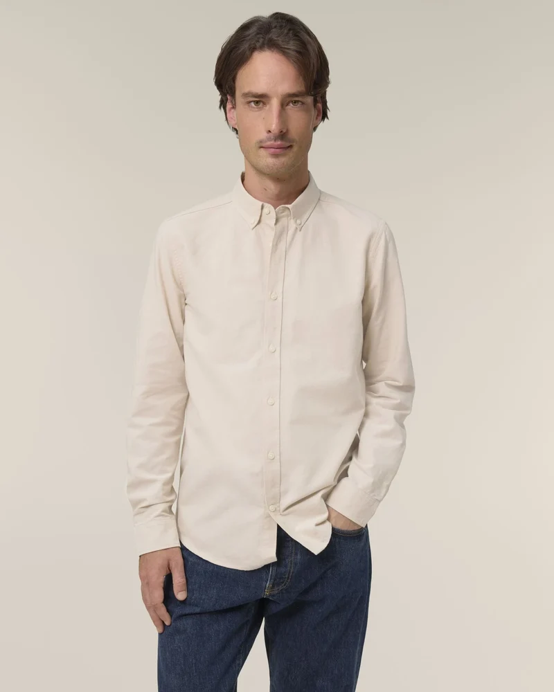 Hemd Bio-Baumwolle Stanley/Stella Oxford zum Personalisieren