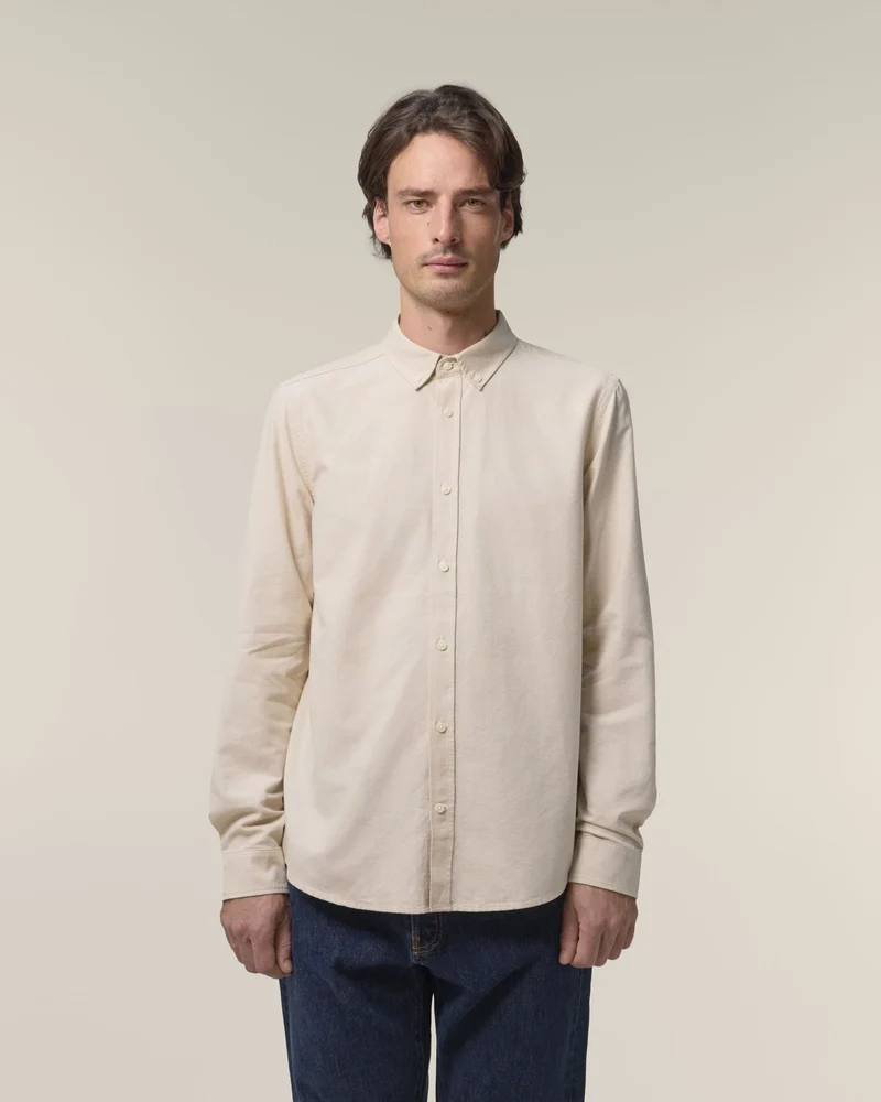 Hemd Bio-Baumwolle Stanley/Stella Oxford zum Personalisieren