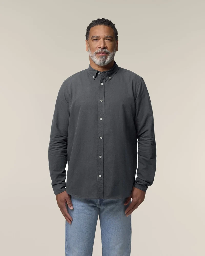Hemd Bio-Baumwolle Stanley/Stella Oxford zum Personalisieren