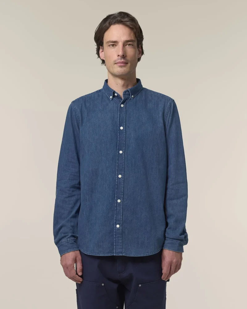 Hemd Denim Bio-Baumwolle Stanley/Stella zum Personalisieren
