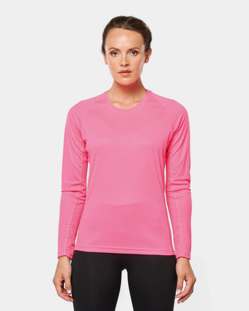 Sport-Langarmshirt für Damen zum Personalisieren