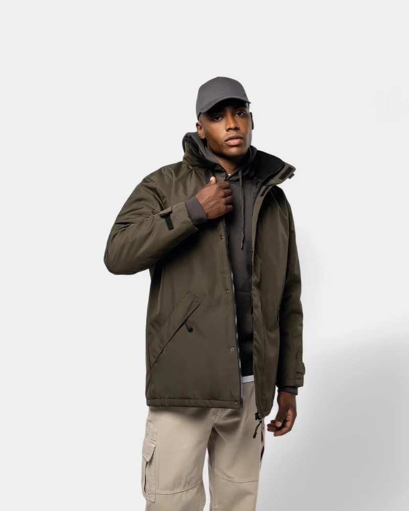 Herren-Kapuzenparka zum Personalisieren