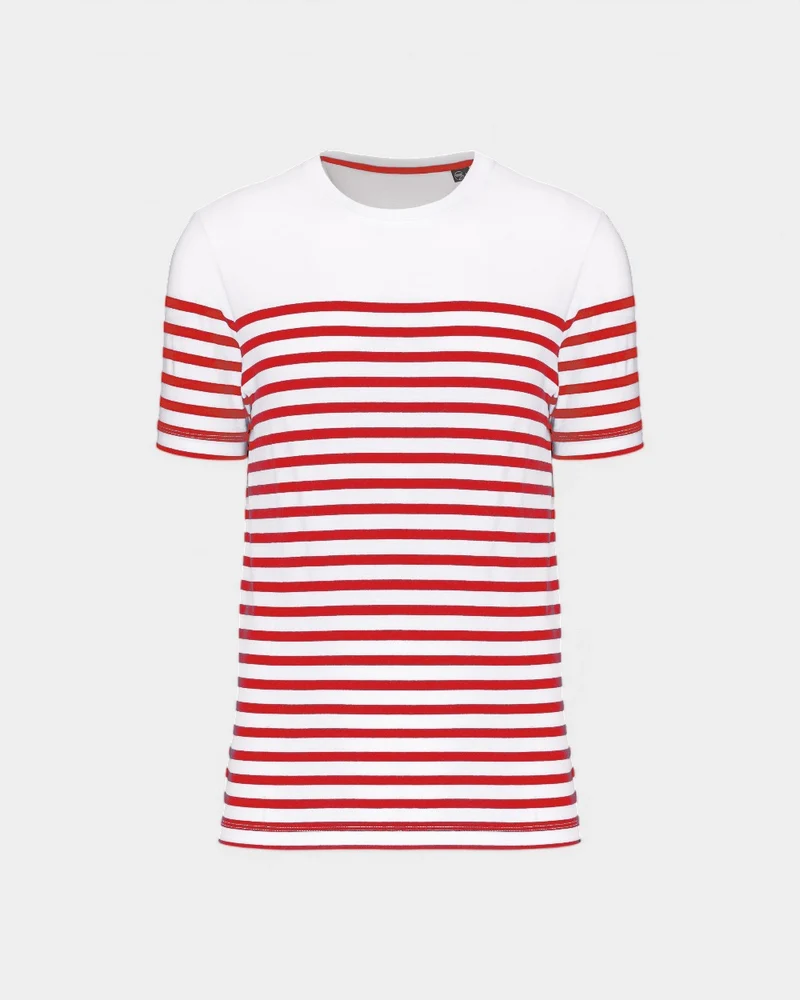 Marine-T-Shirt mit Rundhalsausschnitt für Herren zum Personalisieren