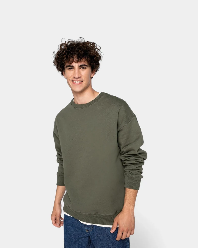 Oversize-Sweatshirt mit Rundhalsausschnitt Unisex zum Personalisieren