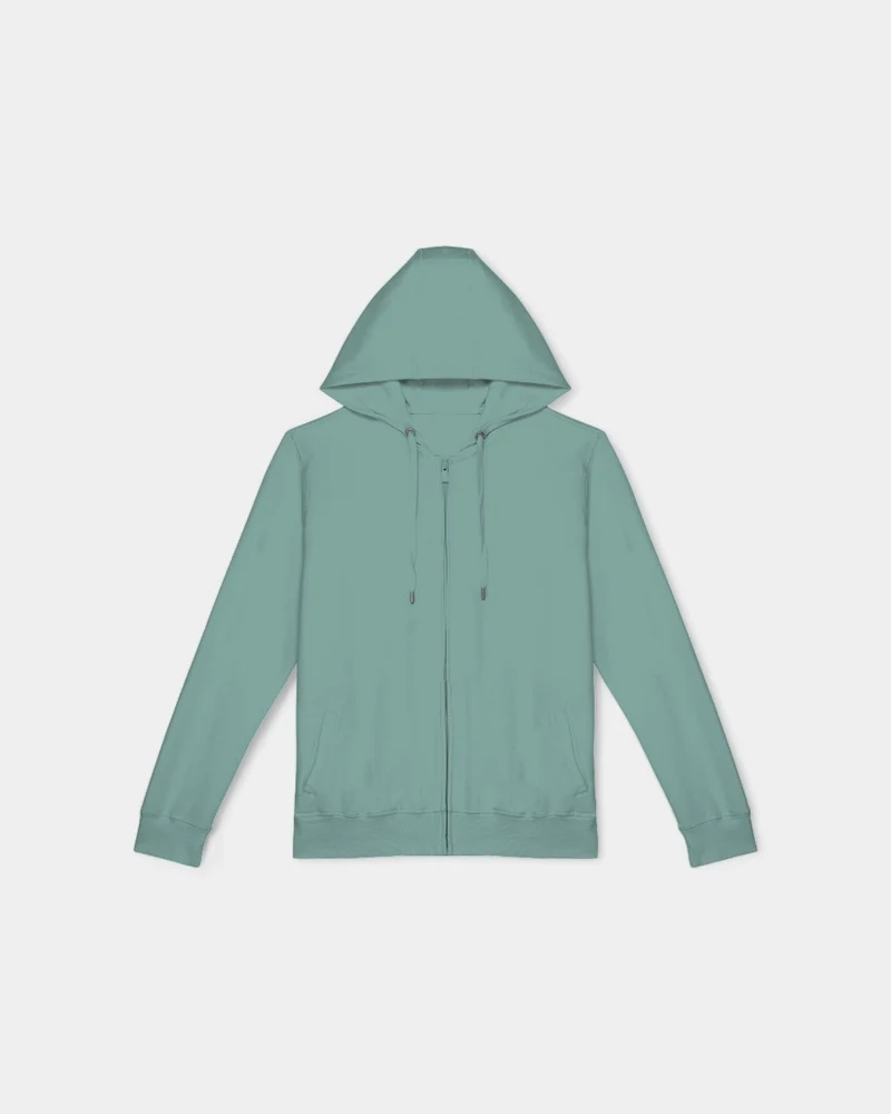 Kapuzensweatjacke mit Reißverschluss Made in Europe zum Personalisieren