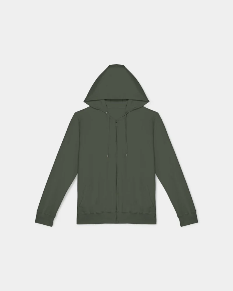 Kapuzensweatjacke mit Reißverschluss Made in Europe zum Personalisieren
