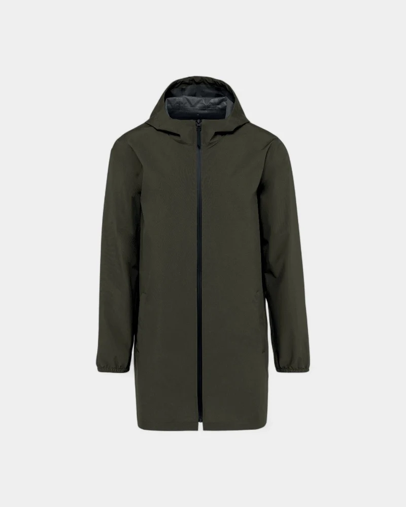 Nachhaltige wasserdichte Unisex-Jacke zum Personalisieren