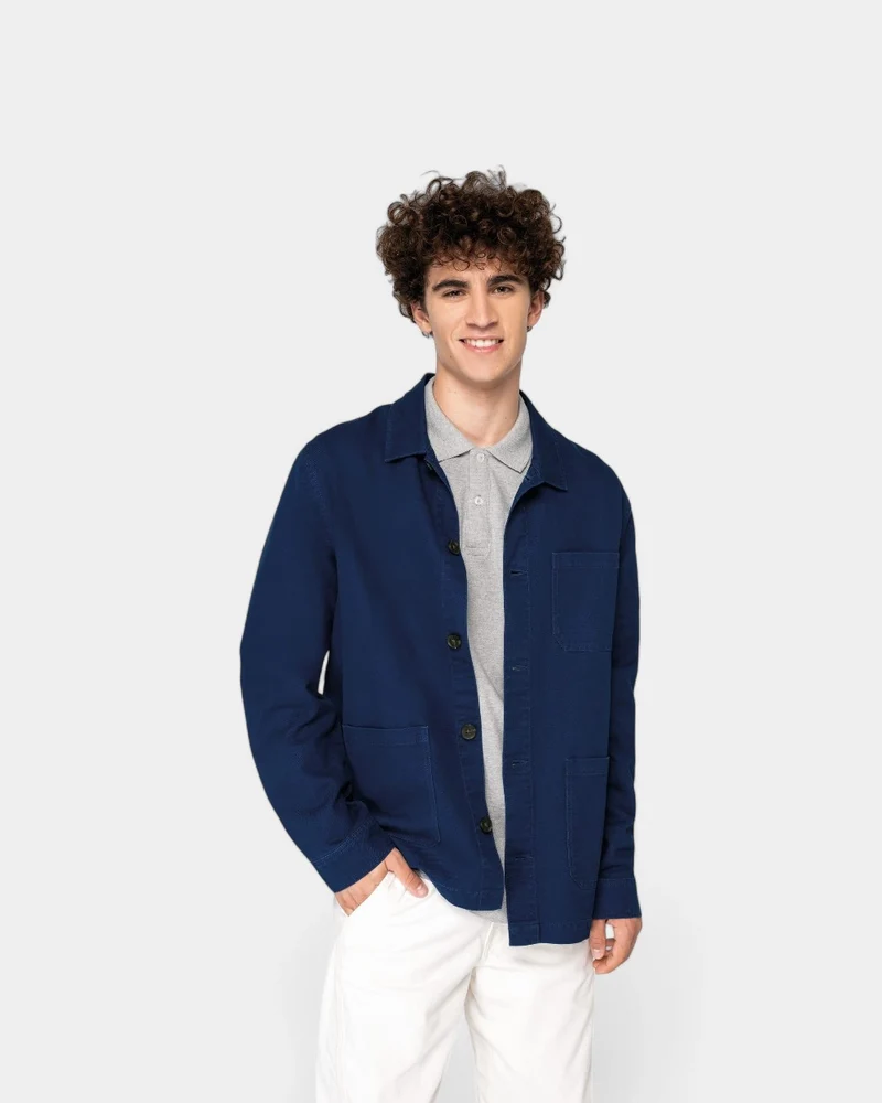Nachhaltige Jacke im Washed-Look für Herren zum Personalisieren