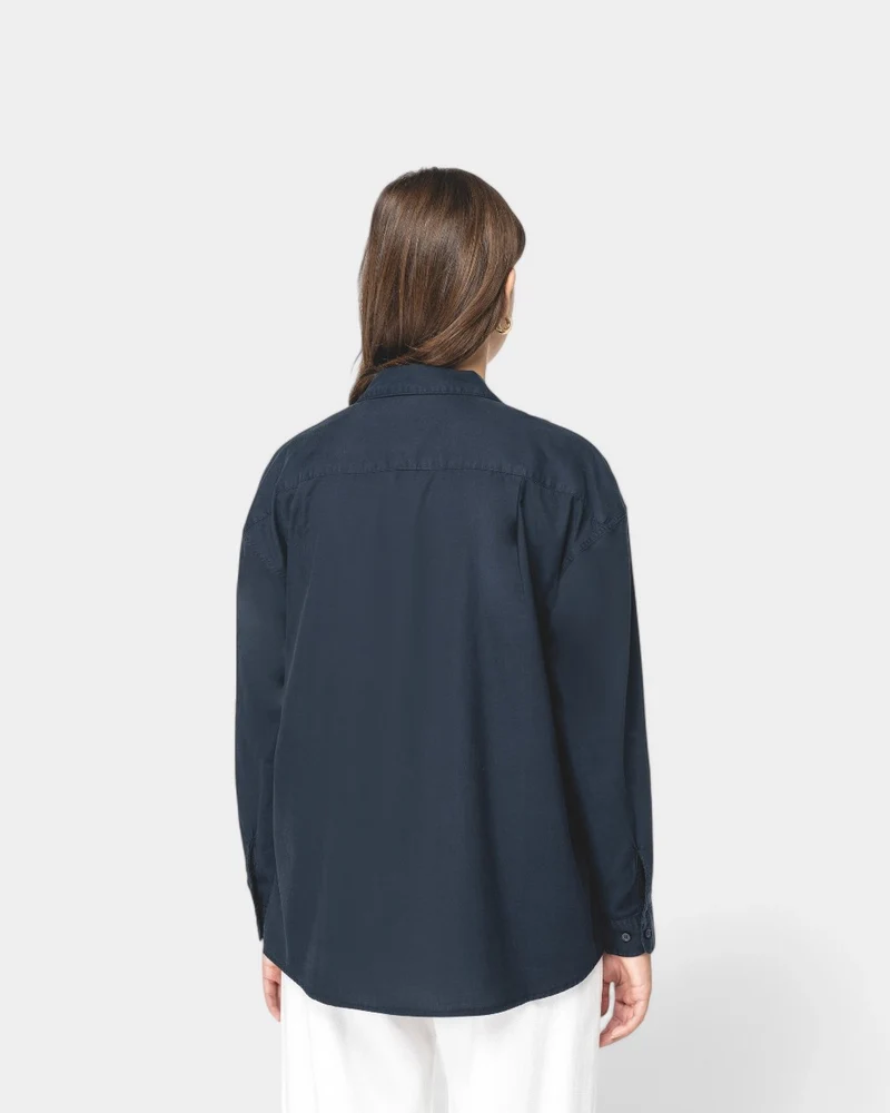 Damenbluse aus Lyocell zum Personalisieren