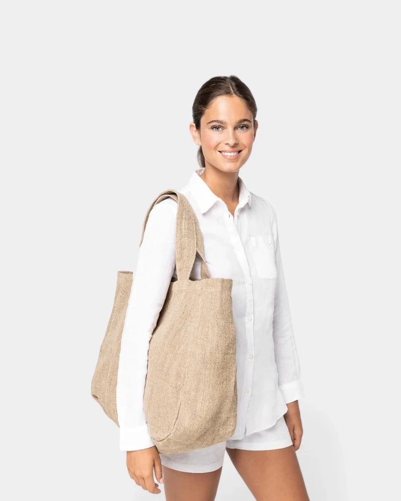 Shopping-Tasche aus Jute zum Personalisieren