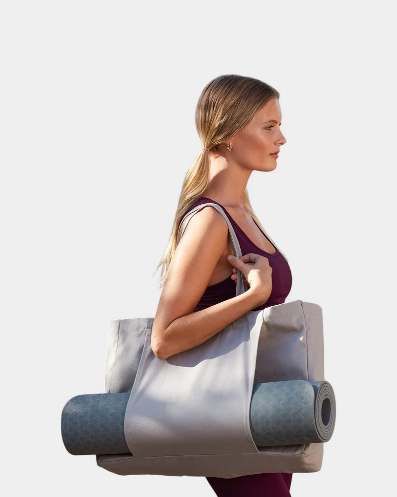 Yogatasche aus Bio-Baumwolle zum Personalisieren