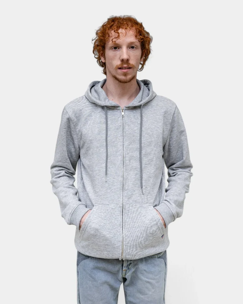 Herren-Hoodie Made in France mit Reißverschluss zum Personalisieren