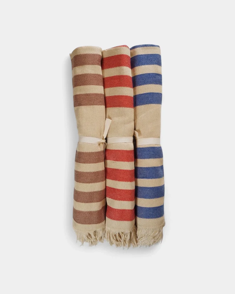 Fouta in Jacquard-Webung zum Personalisieren
