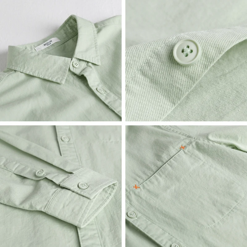 Herren Leichtes Baumwoll-Layering-Overshirt mit tonaler Brusttasche und Soft‑Touch‑Finish Drune