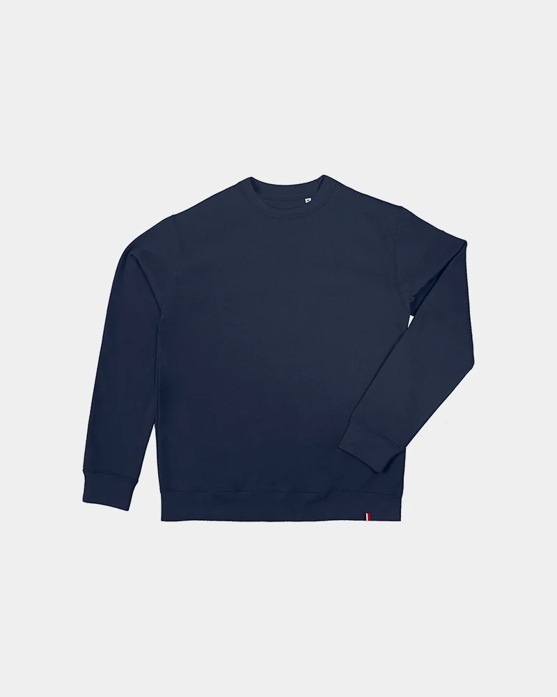 Rundhals-Sweatshirt made in France zum Personalisieren