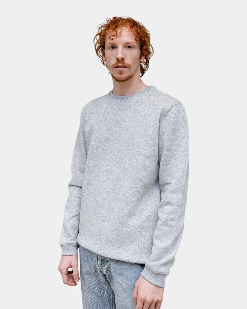 Angerautes Herren-Sweatshirt Made in France zum Personalisieren