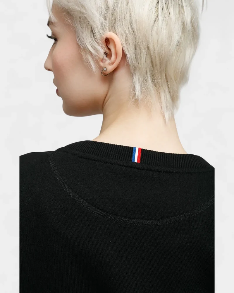 Angerautes Damen-Sweatshirt Made in France zum Personalisieren