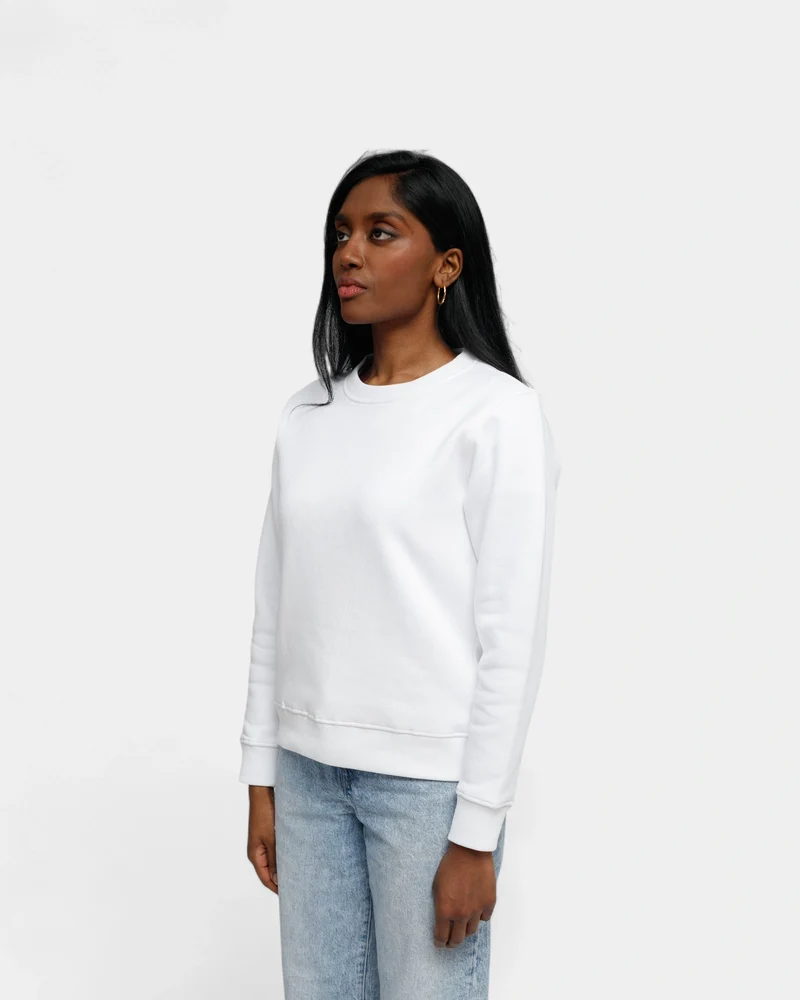 Angerautes Damen-Sweatshirt Made in France zum Personalisieren