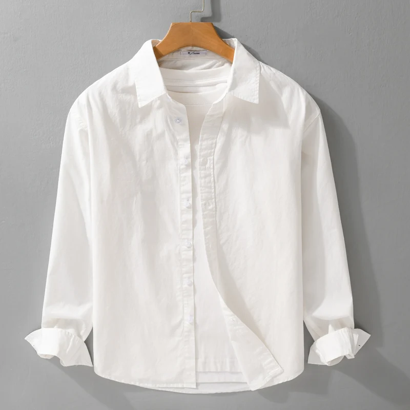 Herren Lässiges Layering-Hemd mit integriertem T-Shirt-Einsatz Drune