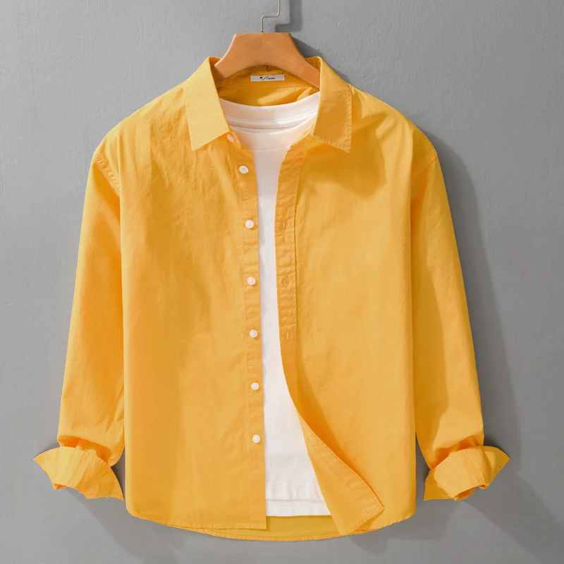 Herren Lässiges Layering-Hemd mit integriertem T-Shirt-Einsatz Drune