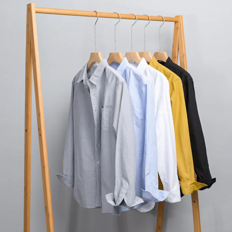 Herren Lässiges Baumwoll-Layering-Overshirt mit Kentkragen, Brusttasche und softem Twill-Finish Drune