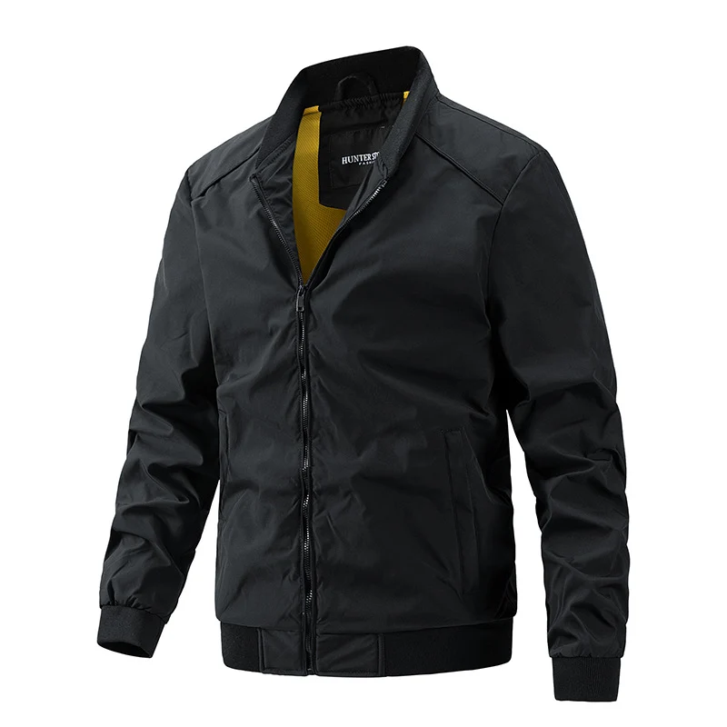 Herren Wasserabweisende leichte Bomberjacke mit atmungsaktivem Mesh-Innenfutter Drune