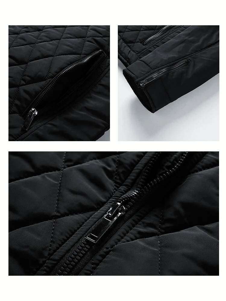 Herren Steppjacke mit Thermofutter und Stehkragen Drune