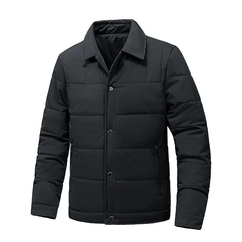 Herren Steppjacke mit Thermo-Isolierung und Hemdkragen Drune