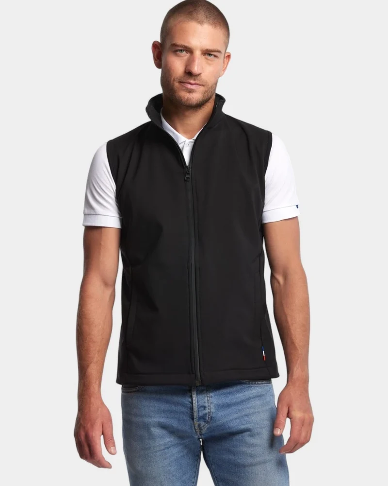 Softshell-Bodywarmer für Herren Made in France zum Personalisieren