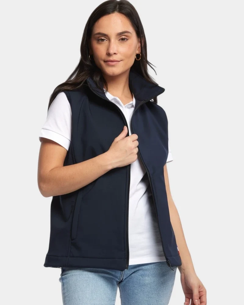Softshell-Bodywarmer für Damen Made in France zum Personalisieren