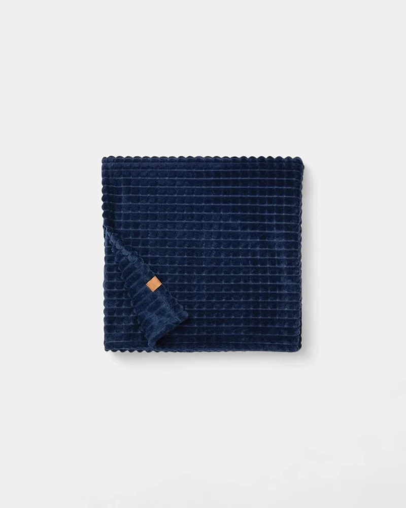 Decke aus recyceltem Polyester zum Personalisieren