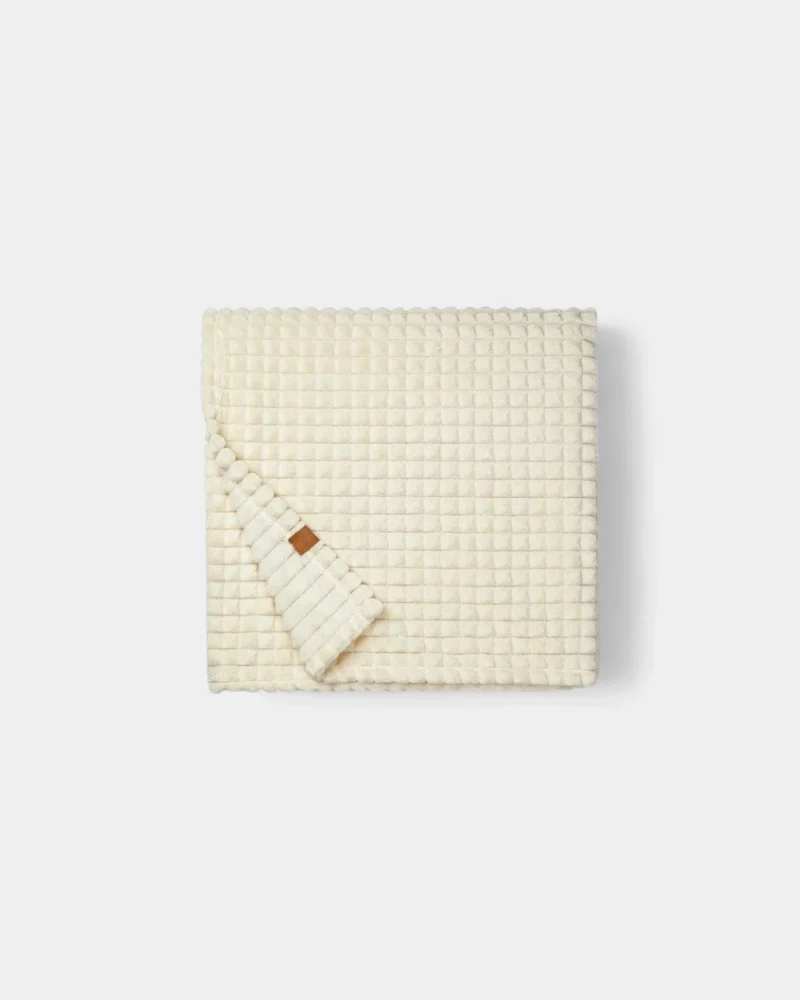 Decke aus recyceltem Polyester zum Personalisieren
