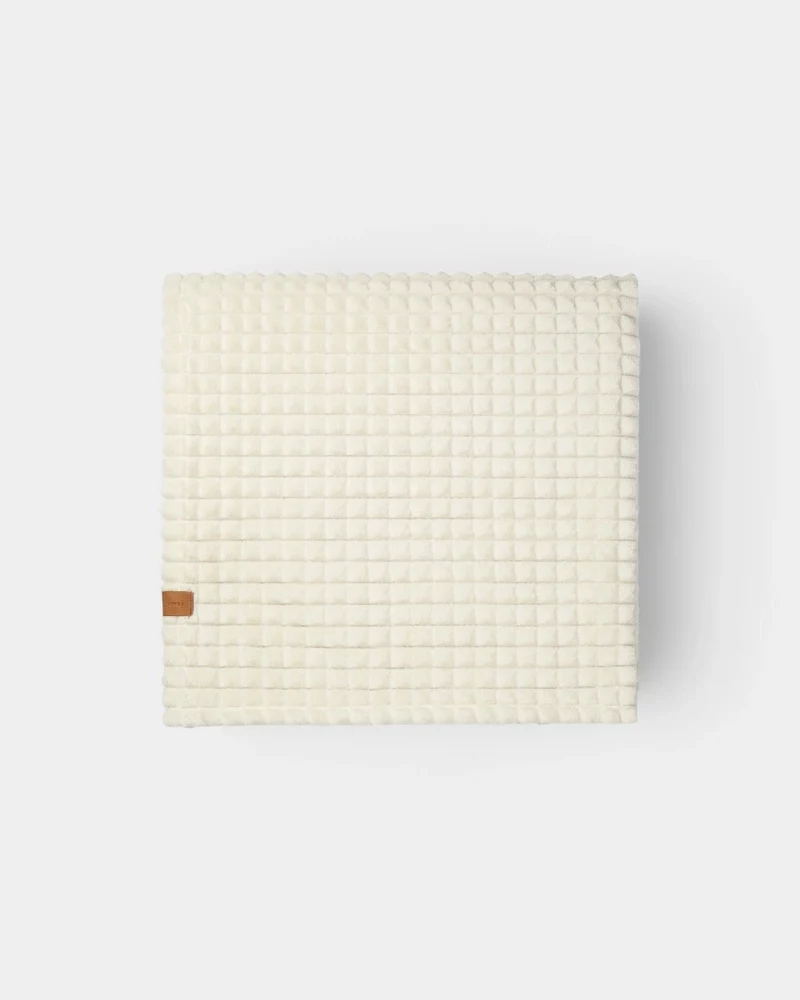 Decke aus recyceltem Polyester zum Personalisieren
