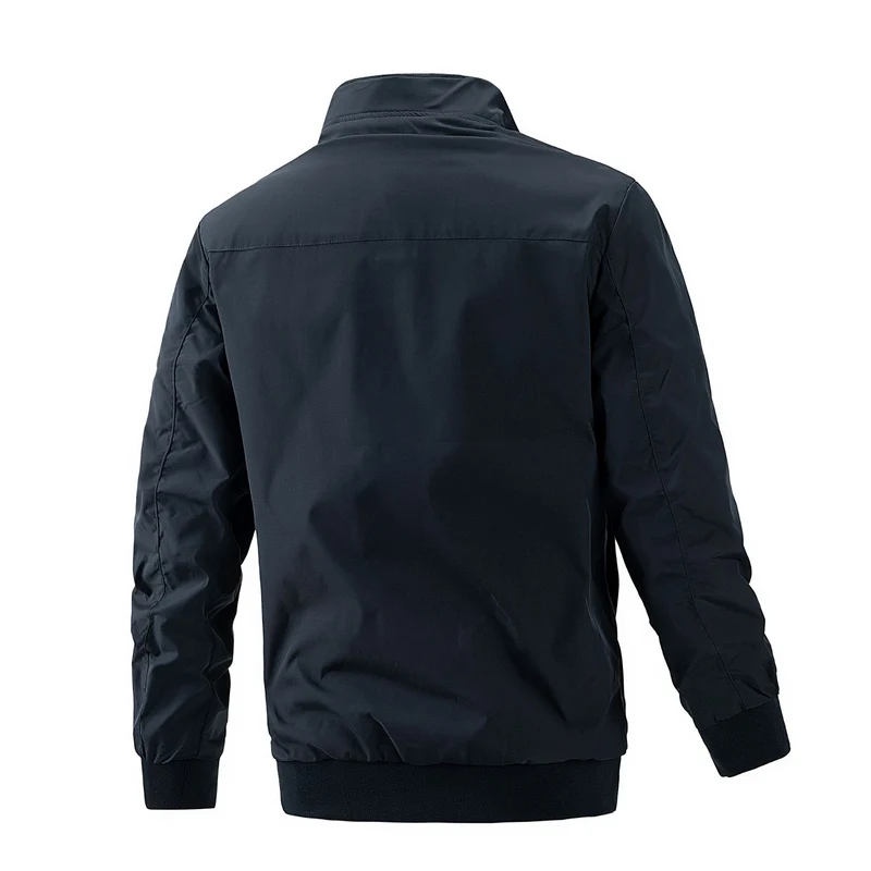 Herren Bomberjacke mit geripptem Bund und winddichtem wasserabweisendem Obermaterial Drune