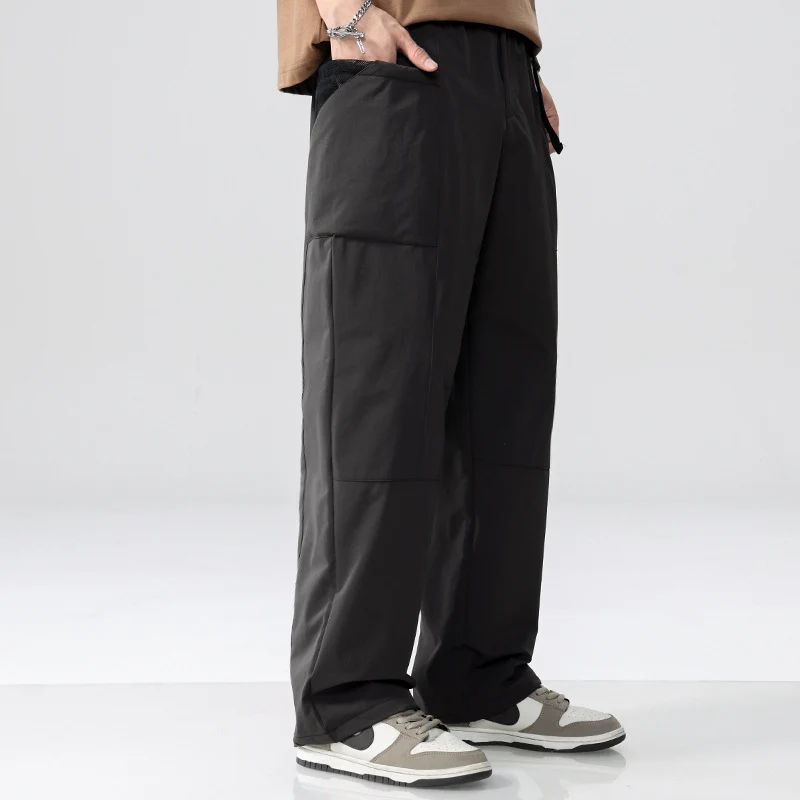 Herren Weite Utility-Cargohose im Relaxed-Fit mit aufgesetzten Taschen Drune