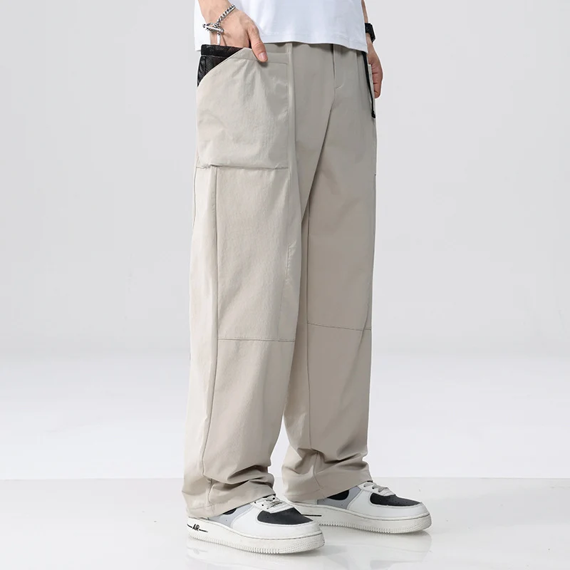 Herren Weite Utility-Cargohose im Relaxed-Fit mit aufgesetzten Taschen Drune