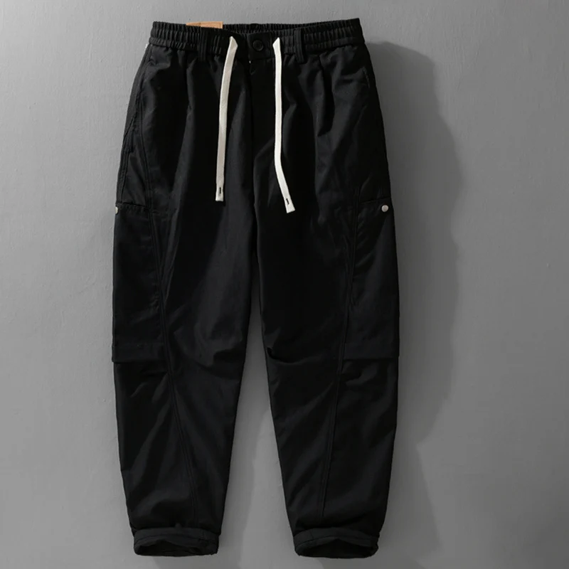 Herren Utility-Cargohose mit Kordelzugbund und seitlichen Pattentaschen Drune