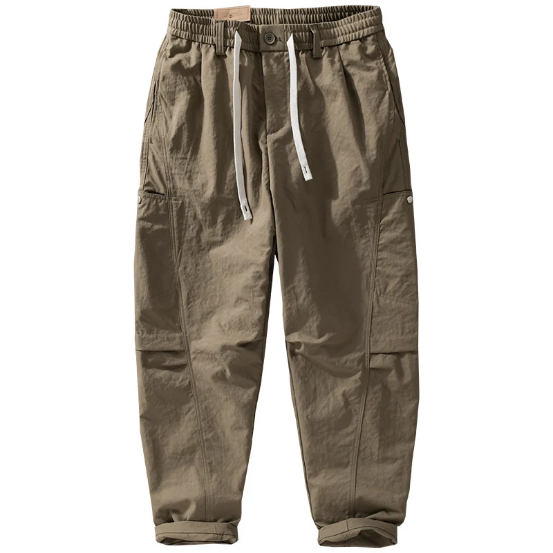 Herren Utility-Cargohose mit Kordelzugbund und seitlichen Pattentaschen Drune