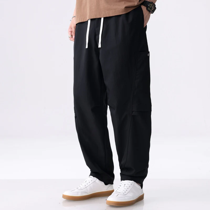 Herren Utility-Cargohose mit Kordelzugbund und seitlichen Pattentaschen Drune