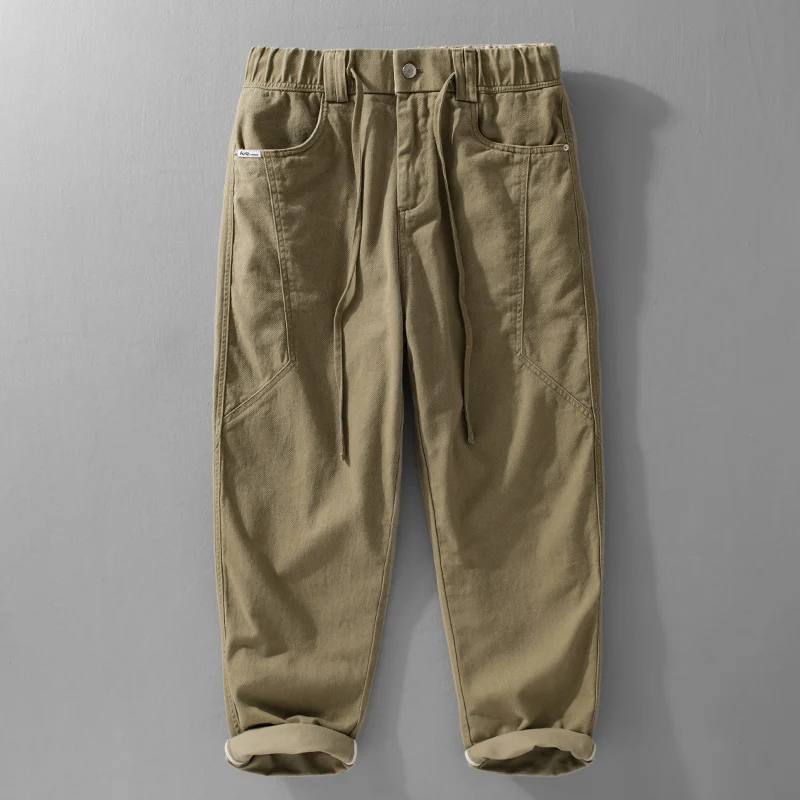 Herren Utility-Cargohose mit elastischem Bund, Tunnelzug und aufgesetzten Taschen Drune