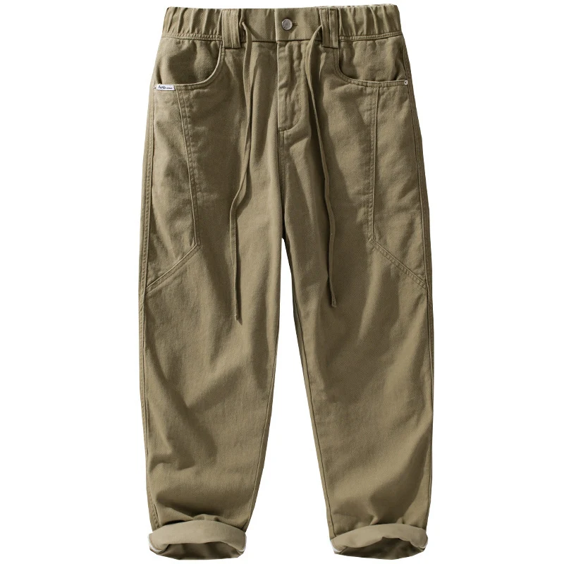 Herren Utility-Cargohose mit elastischem Bund, Tunnelzug und aufgesetzten Taschen Drune