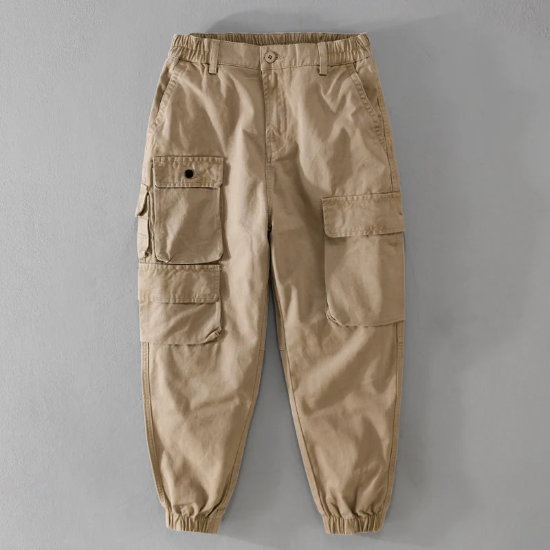 Herren Utility-Cargo-Jogger mit verstärkten Beintaschen und elastischem Knöchelbund Drune
