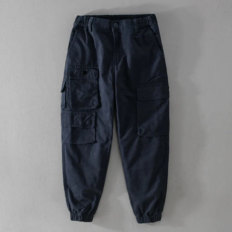 Herren Utility-Cargo-Jogger mit verstärkten Beintaschen und elastischem Knöchelbund Drune